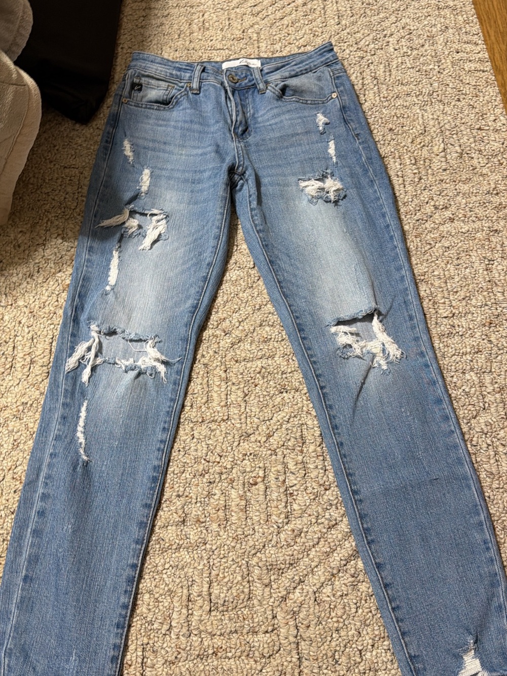 KanCan Light Blue Distressed Skinny Jeans